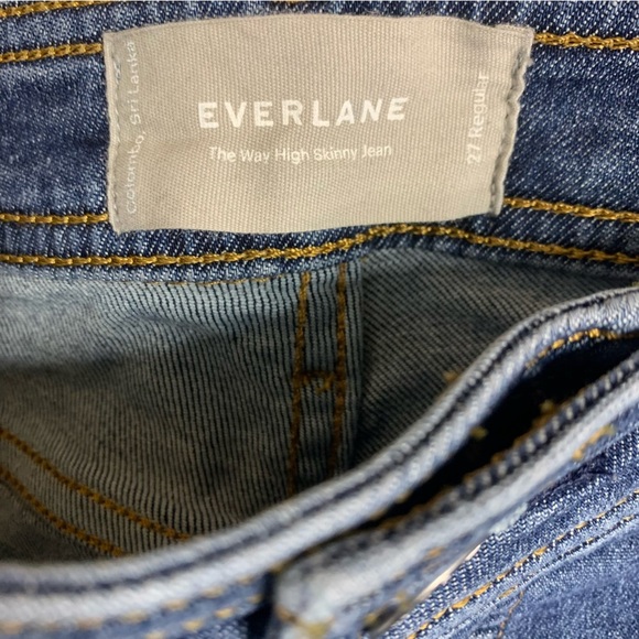 Everlane The Way High Skinny Denim Jeans Size 27 - Picture 7 of 7